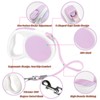 Lavender Purple Retractable Dog Leash 10 ft for Small and