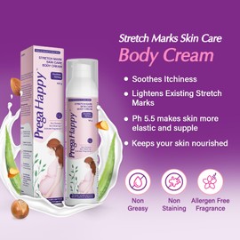 Pregahope Prega Happy | Stretch Mark Skin Care for Pregnancy (100gm) | Soothes Itching | Non-Greasy | Paraben-Free