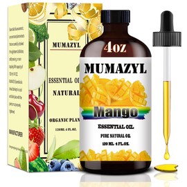Mango Essential Oil, Mango Oil 4 Fl Oz 120ML for Diffuser Humidifier Yoga Cleaning DIY Candle Soap Making Essential Oils