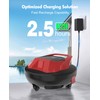 Cordless Robotic Pool Cleaner for Flat Bottom Pools - 90Min