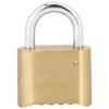 4 Dail Digit Rust Proof brass Password Lock Combination Padlock