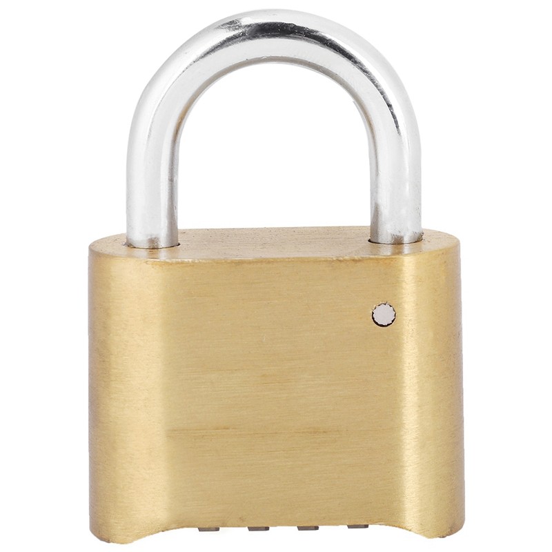 4 Dail Digit Rust Proof brass Password Lock Combination Padlock