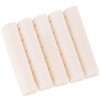 5Pcs Acoustic Wood Guitar Nut Ivory White Cow Bones Musical