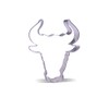 10.3 cm Cow Head Cookie Cutter - 1 Piece -