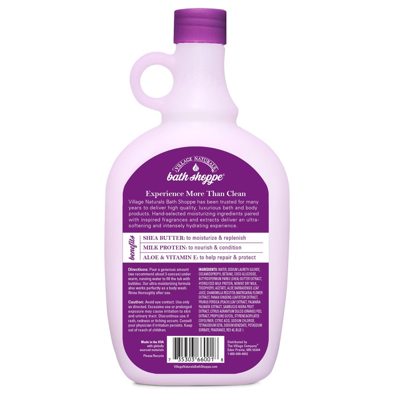 Village Naturals Bath Shoppe Moisturizing Lavender Chamomile Milk Bath -