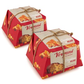 Vergani Classic Panettone, Pack of 2 - Artisan Holiday Bread, Festive Dessert, Premium Gift, Traditional Baked Loaf - 750g (1.65 lb) x2
