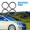 A ABSOPRO Centric Hub Rings 73.1 to 66.6 mm Wheel