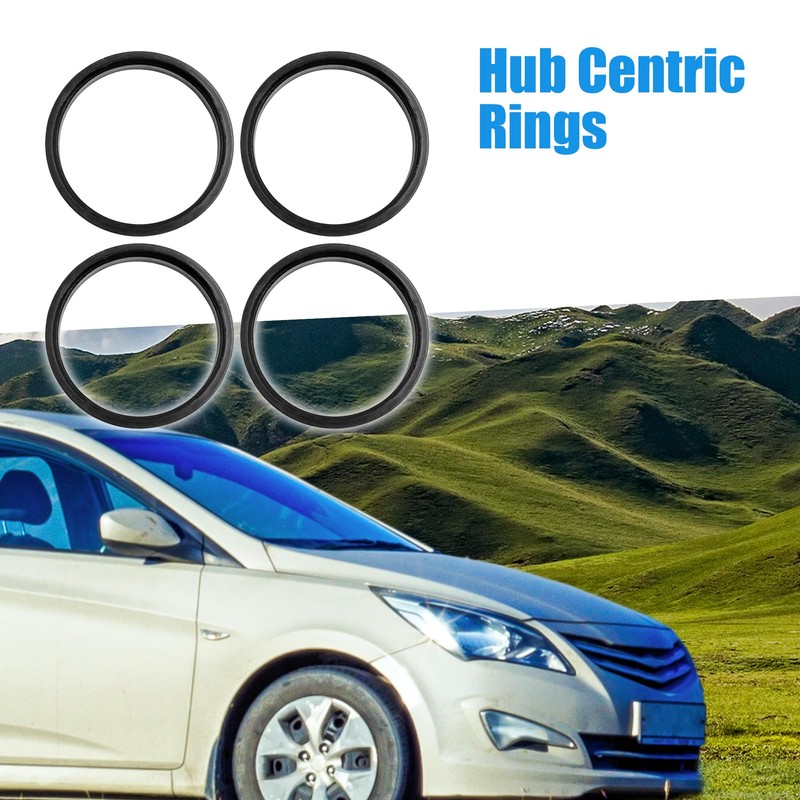 A ABSOPRO Centric Hub Rings 73.1 to 66.6 mm Wheel