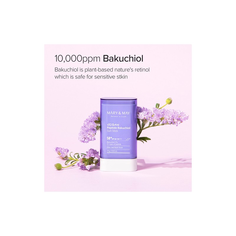 Mary&May [Mary&May]Vegan Peptide Bakuchiol Sun Stick SPF50+ PA++++