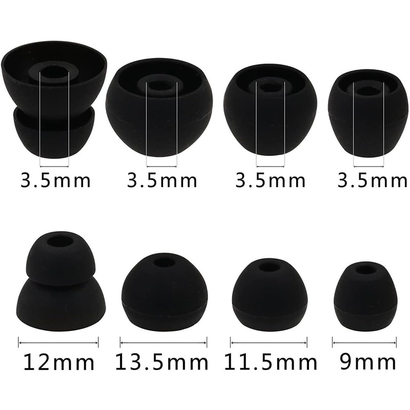 Rqker Eartips Compatible with Beats Flex Powerbeats Pro Earbuds, 16