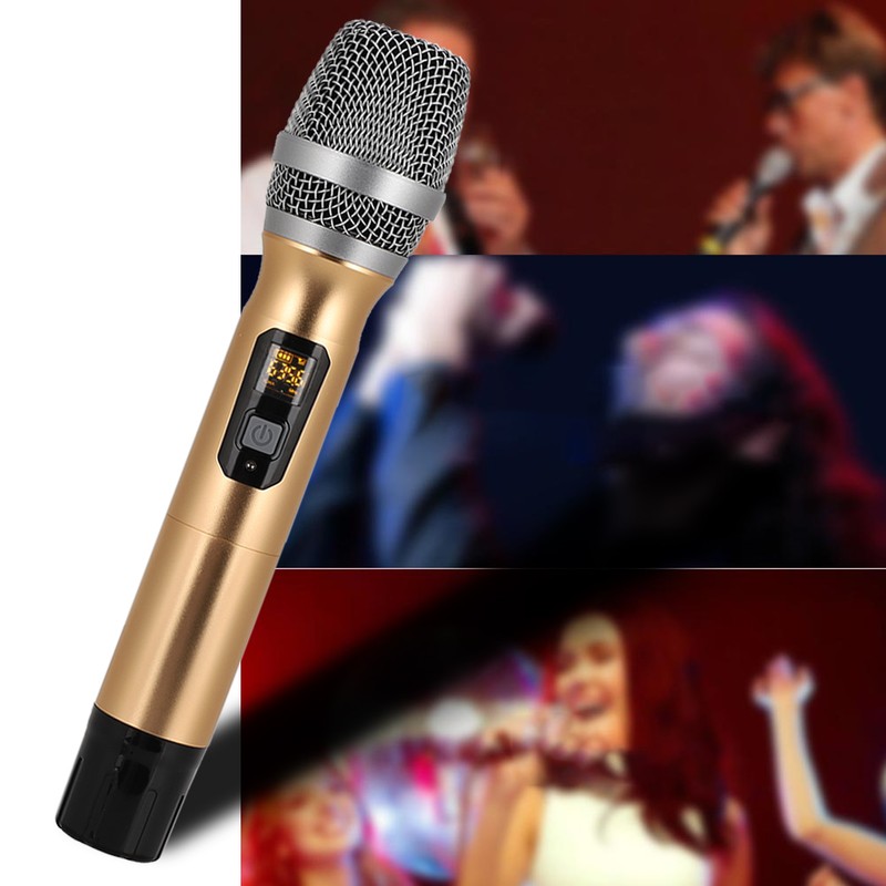 Digital Frequency Modulation UHF 500~980MHz Universal Wireless Microphone for Computer