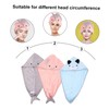 IWOWHERO 3pcs Cartoon Hair Drying Wrap Fast Drying Hair Cap