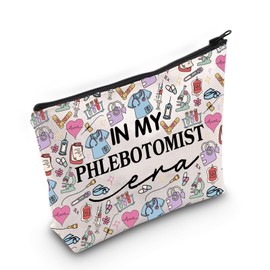 TSOTMO Phlebotomist Gift Phlebotomy Tech Gifts Phlebotomy Nurse Gift in My Phlebotomist Era Makeup Bag for Phlebotomist (Phlebotomist Bag)