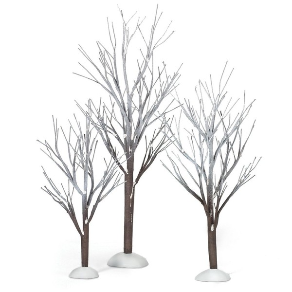 Department 56 Snow Village First Frost Trees (Set of 3)