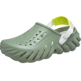 Crocs Unisex Echo Clog, Moss, 5 US Men
