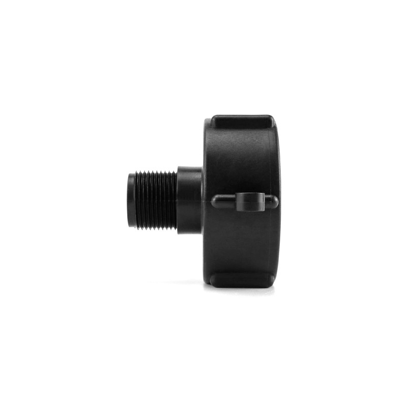 QWORK IBC Tote Tank Drain Adapter, 2" Coarse Thread x