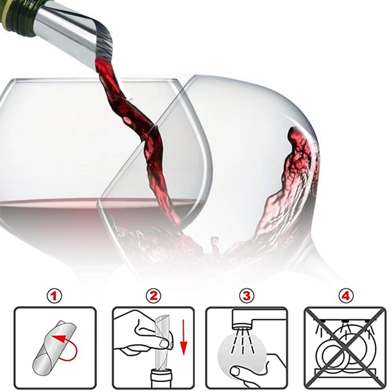 20Pcs Wine Pourer Wine Flexible Drip Stop Wine Discs Reusable