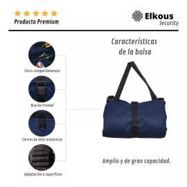 Elkous Bolsa Para Herramientas Plegable Con 5 Compartimientos