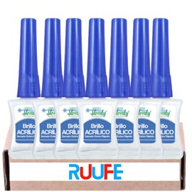 RUUFE Extra fast drying acrylic glitter /7 pack brillo acrilico secado extra rapido slendy