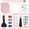 LAMPTOP 47 Pcs Block Printing Starter Kit DIY Printmaking &