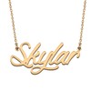 HUAN XUN BFF Friendship Jewelry Skylar Name Necklace for Her