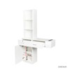 JINS&VICO Wall Mount Salon Station, Barber Stations Styling Station with