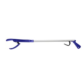 Blue Jay ‘Get Your Shoe On’ Shoehorn - Lightweight Shoe Wearing Stick with Gripper - Easy to Use, No Extra Bending Required, Get Your Shoes On Easily - 32 Inches, Light Blue