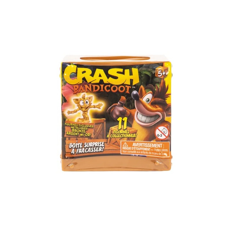 Crash Bandicoot 2.5'' Smash Box Surprise Mini Action Figure