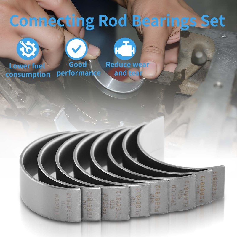 EPChunMi 8PCS 23060-2E005 Connecting Rod Bearings Set for 2013-2021 Hyundai