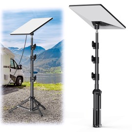 Starlink Mini Tripod Mount, Starlink Mini Adapter with 1/4'' Screw Easy Mounting on Tripod Stand, Adjustable Height and Tile, Starlink Mini Pole Mounting Kit for Starlink Gen 4(V4) Standard Dish