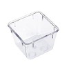 QUINTRA Clear Plastic Drawer Organizer Set, 4 Sizes, Desk Drawer