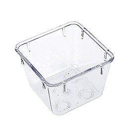 QUINTRA Clear Plastic Drawer Organizer Set, 4 Sizes, Desk Drawer Divider Organizer and Storage Container for Makeup, Jewelry, Gadgets for Kitchen (Clear, A)