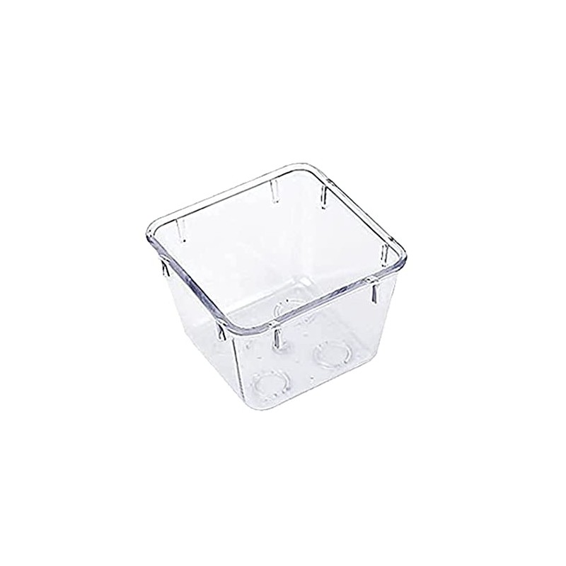 QUINTRA Clear Plastic Drawer Organizer Set, 4 Sizes, Desk Drawer
