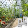 Greenhouse Clips for Glass,10Pcs Z Clips for Greenhouse Glass Panes