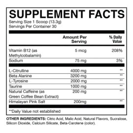 Cbum Raw Essential Preentreno 30 Serv Raspberry Creamthickle