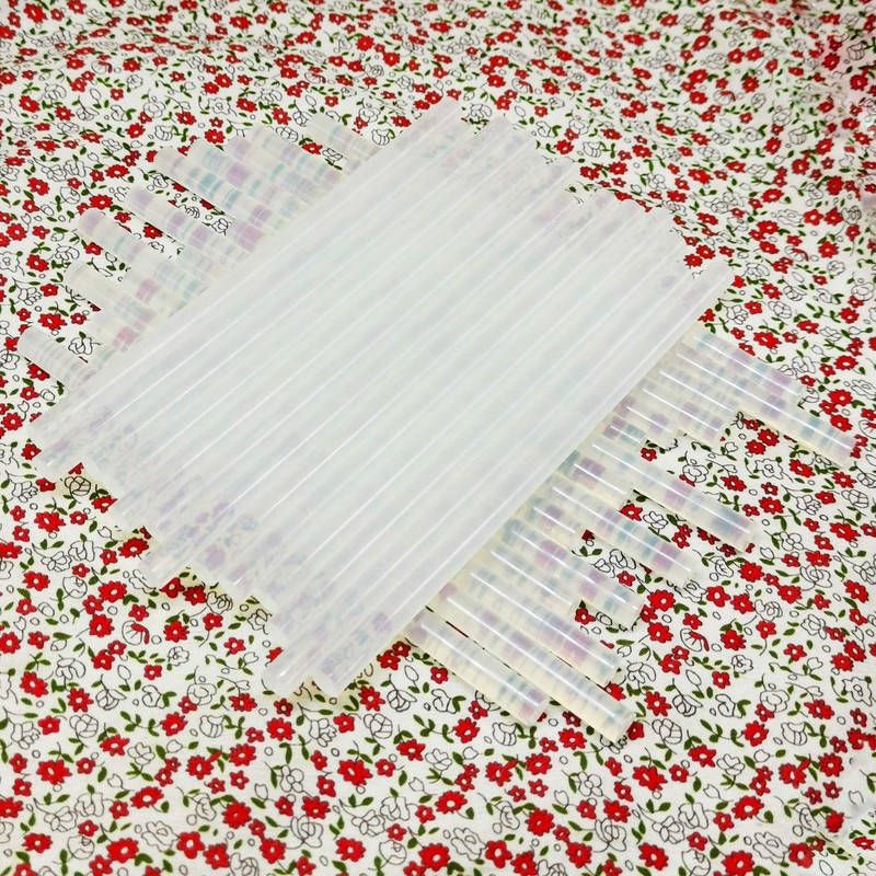FZGUSYAF 50Pcs Hot Glue Sticks 7x100mm Transparent Glue for 7mm