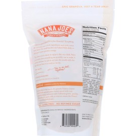Nana Joes Granola Cluster Blend | Cashew, Butter & Peach | Handmade Gluten-Free, Vegan, Healthy, Plant-Based, Organic, No Refined Sugar, Low-Carb | Superfood for Breakfast, Lunch, Dinner (6 Pack)