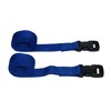 Webbing Strap with Quick Release Buckle, Pack of 2 (Blue,