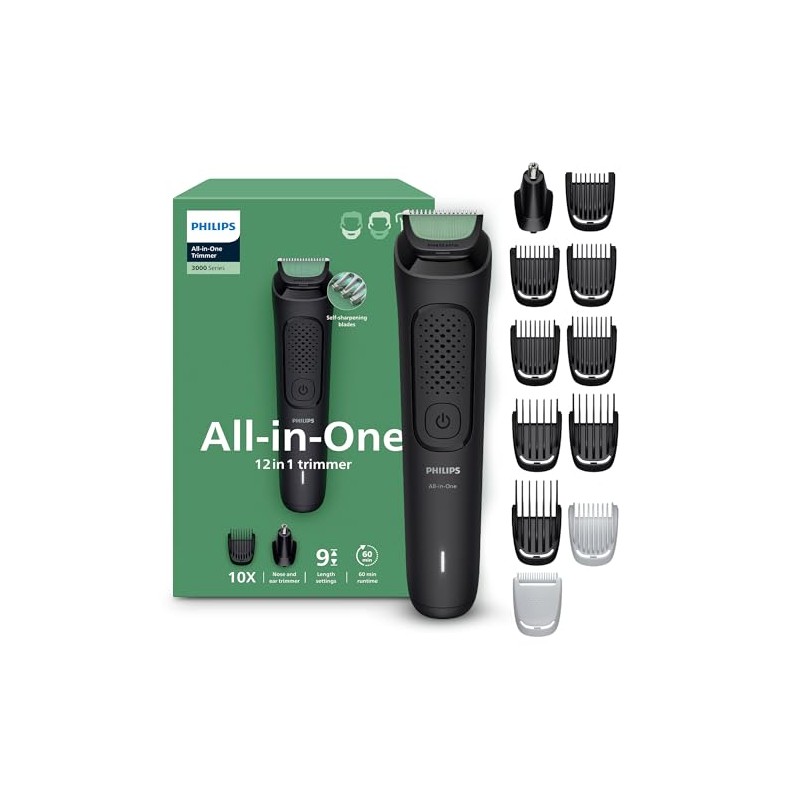 Philips Multigroom Serie 3000 Recortadora Todo en Uno para Hombre
