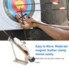 Archery Fletching Tool Fletching Jig Stainless Steel Clear Scale Adjustable