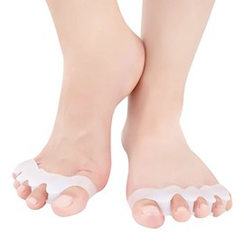 Pedimend Gel Toe Separator Protectors Straightener | Bunion Corrector | Flexible Toe Spacers Spreader | Rubber Toe Stretchers | Perfect for Sports Yoga Practice Running | for Men and Women