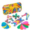 LANGS Clicksaw CLIXO (Rainbow-Pack) Magnets, Educational Toys, STEM Education, Building