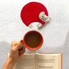 Felt Coasters - Cat Coasters Cup Drink Mat,Heat Resistant Dinning