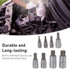 8PCS Hex Bit Set 1/2in 1/4in 3/8in Iron Hex Heads