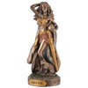 Veronese Miniature Figurine Germanic Goddess Freya Hand Painted Bronze Colour