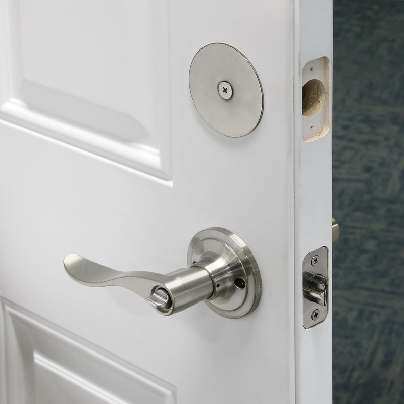 Prime-Line U 9515 Steel Door Hole Cover Plate, Gray (Single