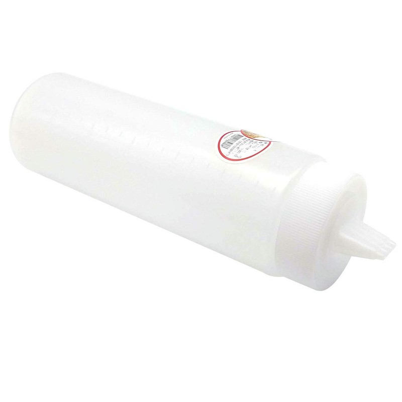 GARASANI 4 Hole Sauce Squeeze Condiment Bottles Dispenser (18oz -