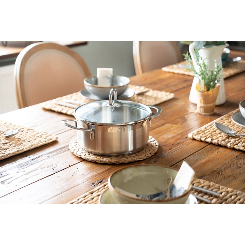 Decorasian Coasters made of water hyacinth - seagrass pot coasters