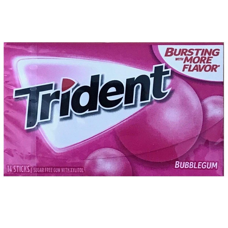 Trident Sugar Free Chewing Gum Variety Gift Pack (Pack of