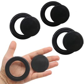 AWEELON 4Pcs 2 inch Outdoor Patio Table Umbrella Hole Ring, Black